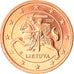 Lithuania, 2 Euro Cent, 2015, SPL+, Copper Plated Steel