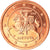 Litwa, 2 Euro Cent, 2015, MS(64), Bimetaliczny