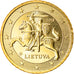 Lithuania, 50 Euro Cent, 2015, UNZ+, Nordic gold