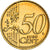 Países Bajos, 50 Centimes, Reine Beatrix, 2009, golden, SC, Nordic gold