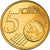 Países Baixos, 5 Centimes, Reine Beatrix, 2009, golden, MS(63), Cobre Revestido