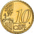 Países Bajos, 10 Centimes, Reine Beatrix, 2009, golden, SC, Nordic gold