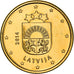 Latvia, 1 Centime, small coat of arms of the Republic, 2014, golden, MS(63)
