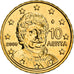 Grécia, 10 Euro Cent, Rigas Fereos, 2005, golden, MS(63), Nordic gold