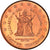 United Kingdom, Euro Cent, Essai, 2003, unofficial private coin, MS(64), Copper