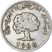 Moeda, Tunísia, 5 Millim, 1960, VF(30-35), Alumínio, KM:282