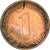 Münze, Bundesrepublik Deutschland, Pfennig, 1971, Stuttgart, SS+, Copper Plated