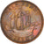 Moeda, Grã-Bretanha, George VI, 1/2 Penny, 1938, EF(40-45), Bronze, KM:844