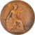 Moneta, Gran Bretagna, George V, 1/2 Penny, 1912, MB, Bronzo, KM:809