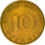 Münze, Bundesrepublik Deutschland, 10 Pfennig, 1973, Stuttgart, SS, Brass Clad