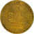 Moneda, ALEMANIA - REPÚBLICA FEDERAL, 10 Pfennig, 1970, Hamburg, MBC, Latón