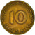 Moneta, GERMANIA - REPUBBLICA FEDERALE, 10 Pfennig, 1966, Karlsruhe, BB, Acciaio