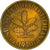 Moneda, ALEMANIA - REPÚBLICA FEDERAL, 10 Pfennig, 1950, Munich, MBC, Latón