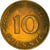 Moneta, GERMANIA - REPUBBLICA FEDERALE, 10 Pfennig, 1950, Munich, BB, Acciaio