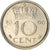 Moneta, Paesi Bassi, Juliana, 10 Cents, 1966, BB+, Nichel, KM:182