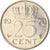 Moneta, Paesi Bassi, Juliana, 25 Cents, 1970, BB+, Nichel, KM:183