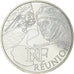 Frankrijk, 10 Euro, Réunion, 2012, UNC-, Zilver