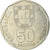 Moneta, Portugal, 50 Escudos, 1987, AU(55-58), Miedź-Nikiel, KM:636