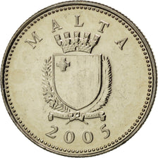 Munten, Malta, 2 Cents, 2005, FDC, Copper-nickel, KM:94