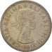 Monnaie, Grande-Bretagne, Elizabeth II, 1/2 Crown, 1957, TTB, Cupro-nickel
