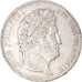 Moneta, Francia, Louis-Philippe, 5 Francs, 1833, Toulouse, BB, Argento, KM:749.9