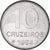 Munten, Brazilië, 10 Cruzeiros, 1984, PR+, Stainless Steel, KM:592.1