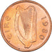 Coin, IRELAND REPUBLIC, 1/2 Penny, 1980, MS(63), Bronze, KM:19