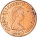 Coin, Jersey, Elizabeth II, 2 Pence, 1990, AU(55-58), Bronze, KM:55