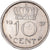 Monnaie, Pays-Bas, Juliana, 10 Cents, 1957, TTB+, Nickel, KM:182