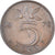 Coin, Netherlands, Juliana, 5 Cents, 1976, AU(50-53), Bronze, KM:181