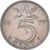 Coin, Netherlands, Juliana, 5 Cents, 1977, AU(50-53), Bronze, KM:181