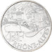 France, 10 Euro, 2011, Paris, Rhône-Alpes, SPL, Argent, KM:1751