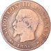 Moneta, Francia, Napoleon III, Napoléon III, 5 Centimes, 1856, Bordeaux, B+
