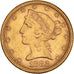 Moneta, Stati Uniti, Coronet Head, $5, Half Eagle, 1882, U.S. Mint