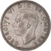 Moneda, Gran Bretaña, George VI, 1/2 Crown, 1940, MBC, Plata, KM:856