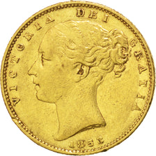 Gran Bretagna, Victoria, Sovereign, 1853, BB, Oro, KM:736.1