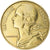 Moneta, Francja, Marianne, 20 Centimes, 1970, Paris, EF(40-45), Aluminium-Brąz