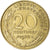 Moeda, França, Marianne, 20 Centimes, 1970, Paris, EF(40-45), Alumínio-Bronze