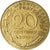 Moeda, França, Marianne, 20 Centimes, 2000, Paris, AU(55-58), Alumínio-Bronze