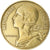 Moeda, França, Marianne, 20 Centimes, 1962, Paris, EF(40-45), Alumínio-Bronze
