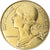 Moeda, França, Marianne, 20 Centimes, 2000, Paris, AU(50-53), Alumínio-Bronze