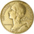 Moeda, França, Marianne, 20 Centimes, 1965, Paris, EF(40-45), Alumínio-Bronze
