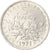 Moneda, Francia, Semeuse, 5 Francs, 1971, Paris, BC+, Níquel recubierto de