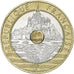 Moneta, Francja, Mont Saint Michel, 20 Francs, 1992, EF(40-45), Trójmetaliczny