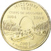 Coin, United States, Missouri, Quarter, 2003, U.S. Mint, Denver, golden, MS(63)