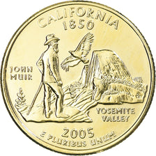 Moneta, USA, California, Quarter, 2005, U.S. Mint, Denver, golden, MS(63)