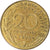 Moneda, Francia, Marianne, 20 Centimes, 1995, Paris, MBC+, Aluminio - bronce