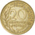 Moneda, Francia, Marianne, 20 Centimes, 1972, Paris, BC+, Aluminio - bronce
