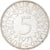 Monnaie, République fédérale allemande, 5 Mark, 1971, Karlsruhe, TTB+