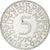 Monnaie, République fédérale allemande, 5 Mark, 1970, Hambourg, TTB+, Argent